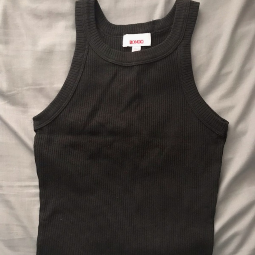 High neck crop top